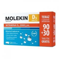 Molekin D3 2 000 j.m. 120...