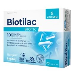 Biotilac biotic, 20 kapsułek